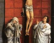 Christus on the Cross with Mary and St John - 罗吉尔·凡·德·韦登